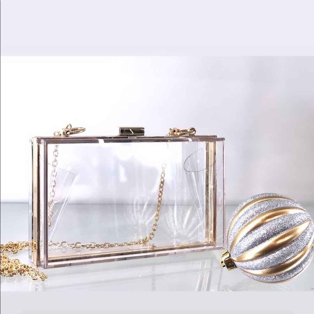 Gold and clear